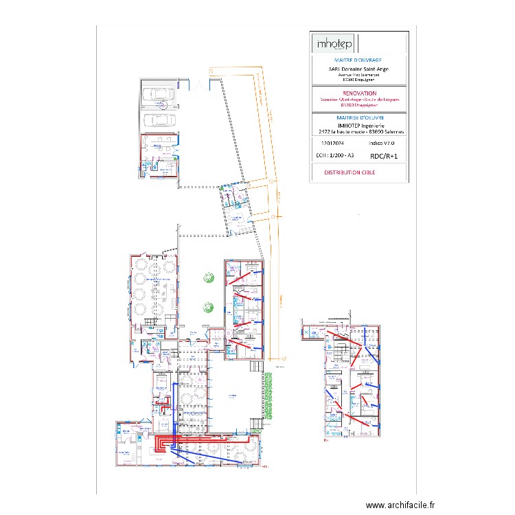 Saint Ange Plan aerolique. Plan de 0 pièce et 0 m2