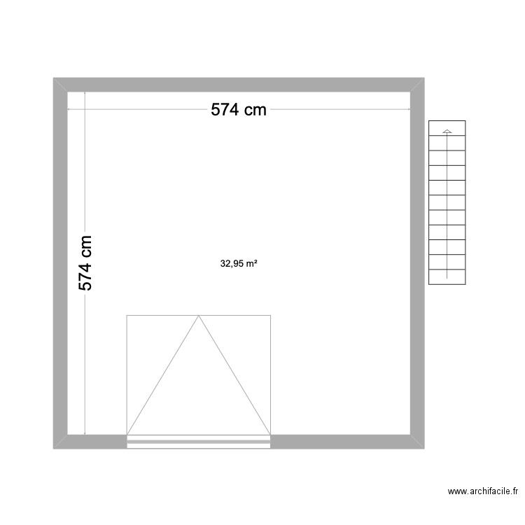 garage 1. Plan de 2 pièces et 66 m2