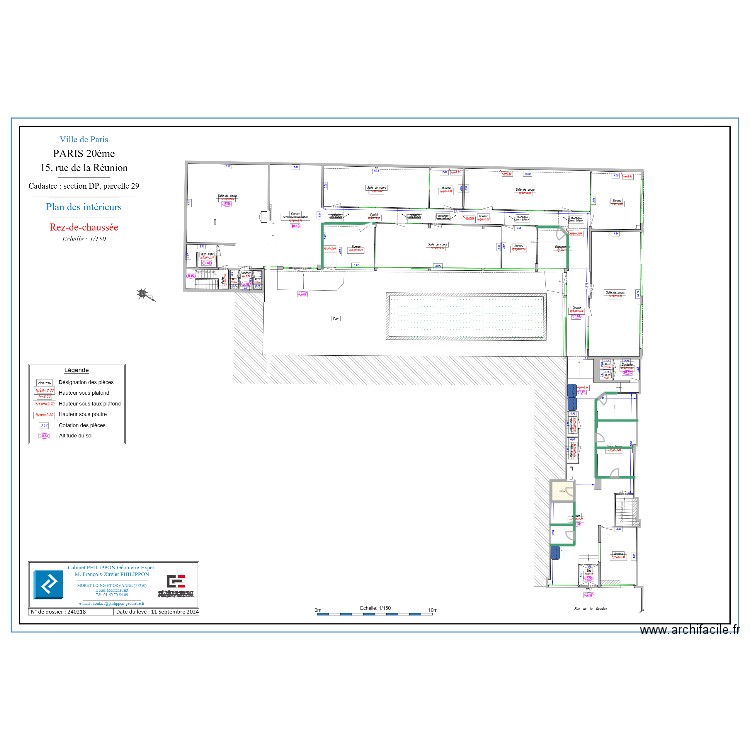 labvé. Plan de 1 pièce et 4 m2