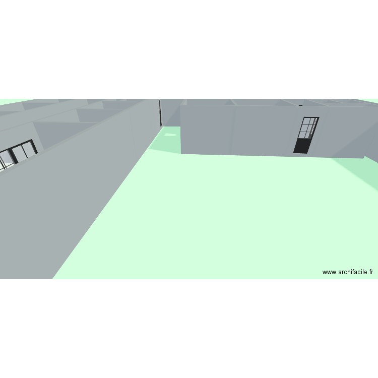 ABATTOIR [ENTREPRISE] BASE. Plan de 27 pièces et 161 m2