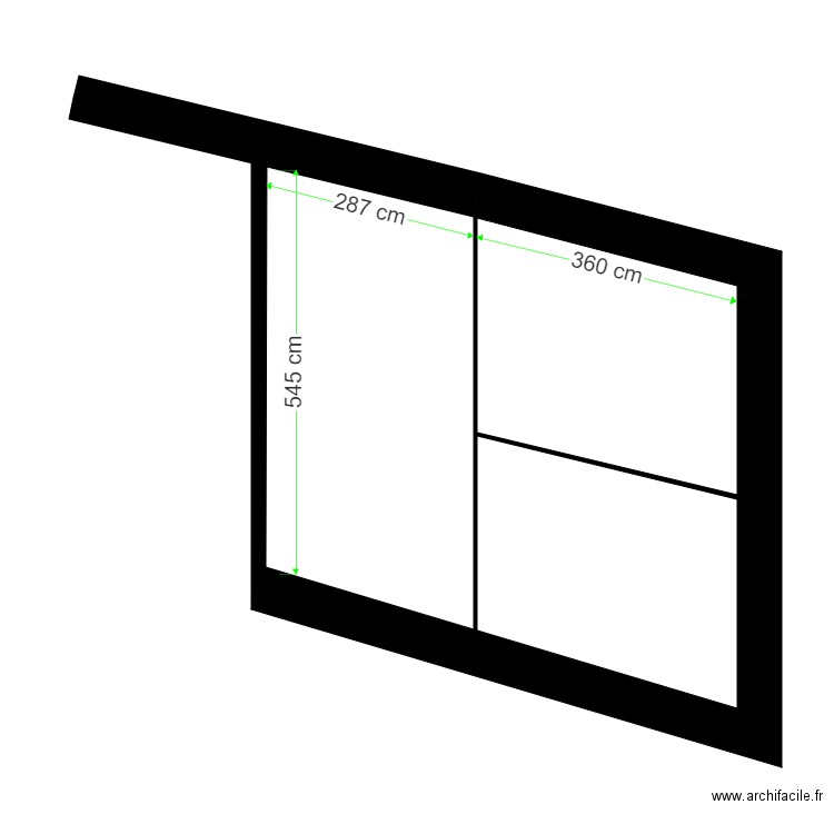 souchon. Plan de 1 pièce et 10 m2