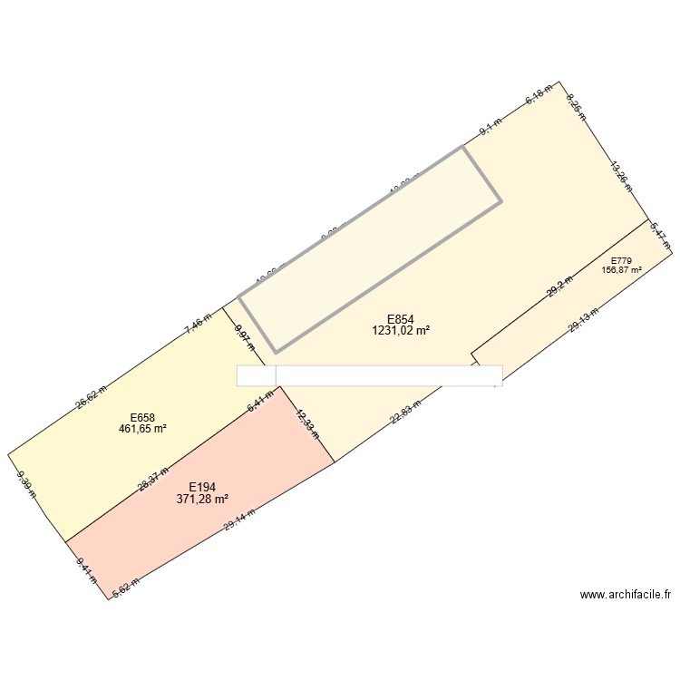 CADATRE MAISON. Plan de 1 pièce et 304 m2