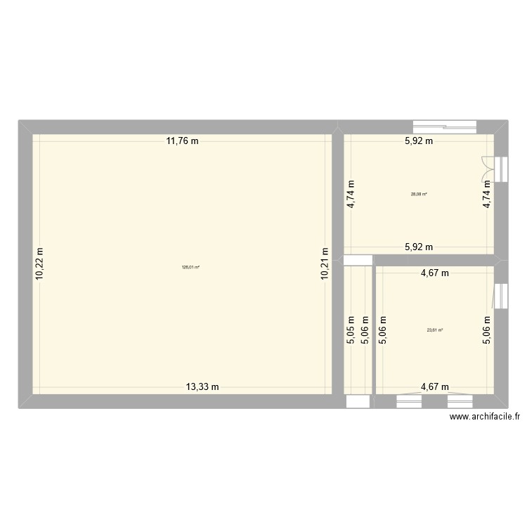 maison wisembach. Plan de 3 pièces et 178 m2