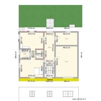 plans 2D Maison de Maître Niveau N-1