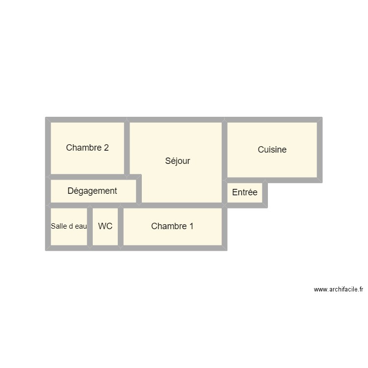 PLAN 2406 HETEAU R+1. Plan de 8 pièces et 11 m2