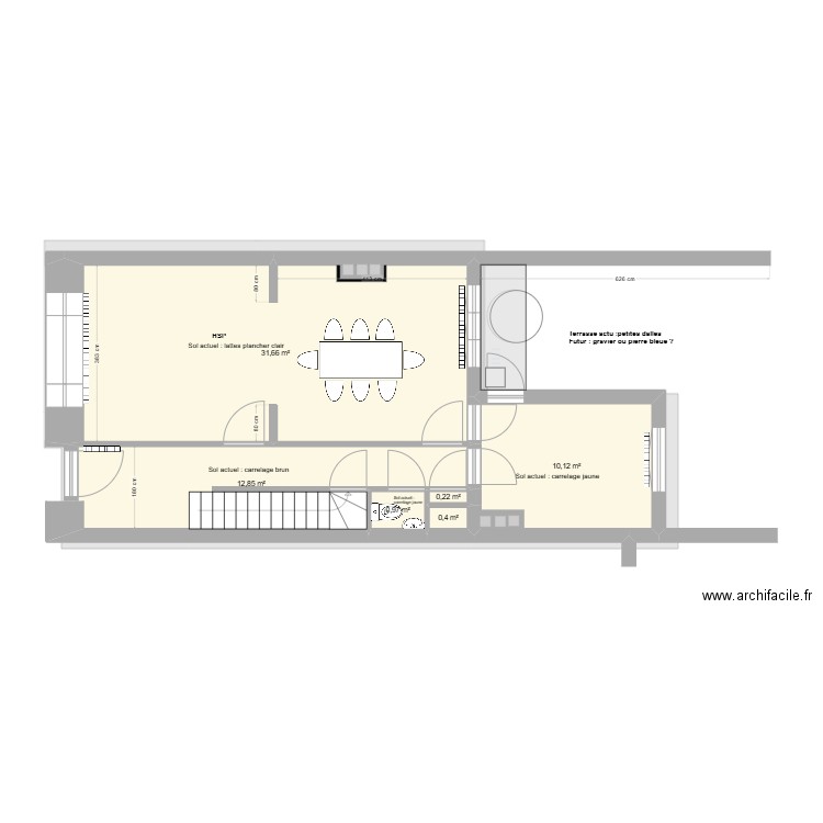 DUC . Plan de 30 pièces et 211 m2