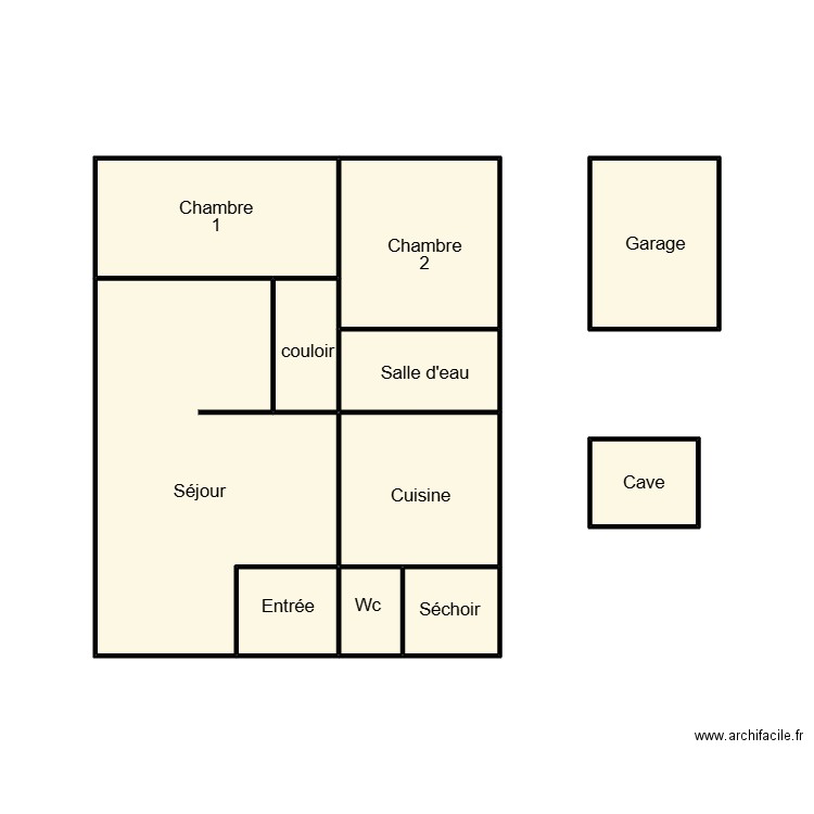 QUIMPER CLEACH. Plan de 11 pièces et 25 m2