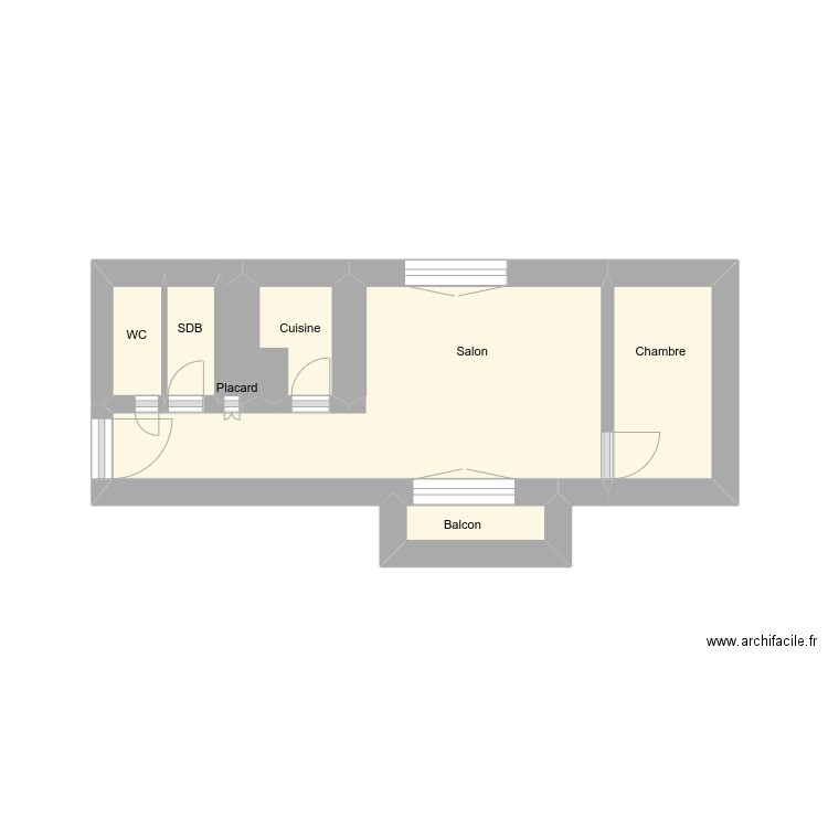 foix. Plan de 7 pièces et 10 m2