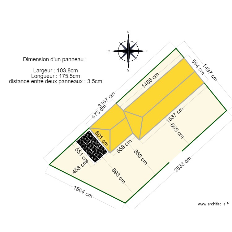 MAITRE OLIVIER PLAN DE MASSE . Plan de 5 pièces et 128 m2