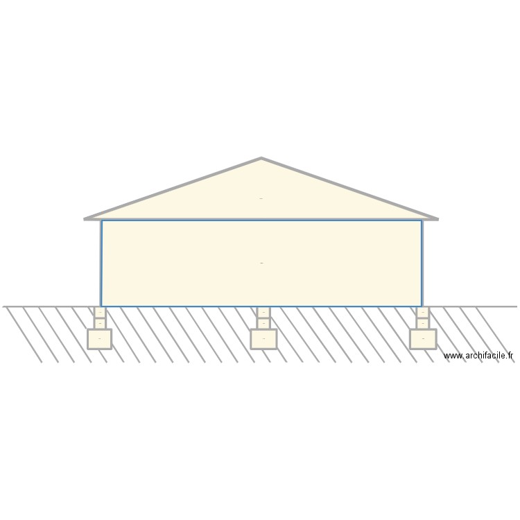 Extension. Plan de 11 pièces et -531 m2