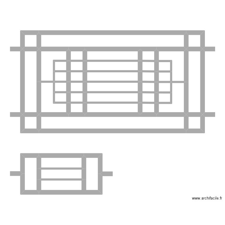 grille fenetre. Plan de 185 pièces et 142 m2