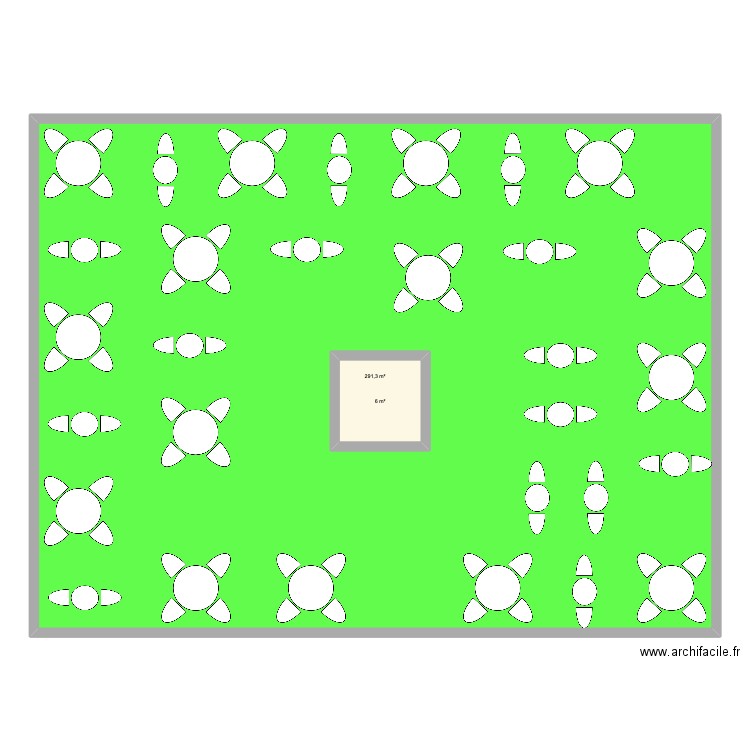 MOSAÏCA. Plan de 2 pièces et 306 m2