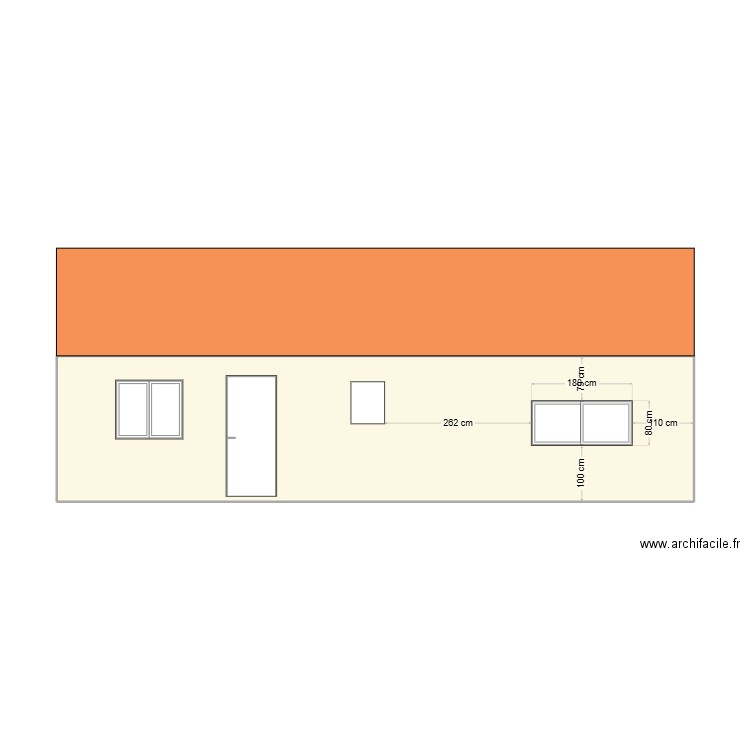 dkd. Plan de 1 pièce et 29 m2