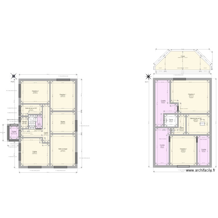 Ml24016047 CLADEN. Plan de 19 pièces et 166 m2