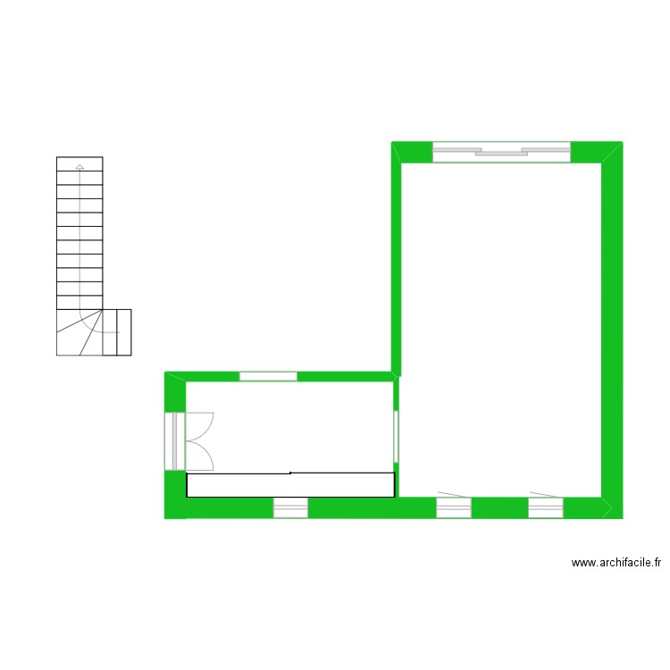 maison. Plan de 0 pièce et 0 m2