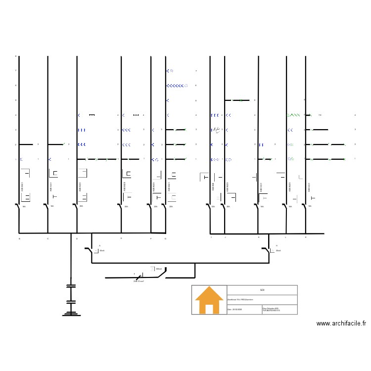 Plan zevel elec. Plan de 0 pièce et 0 m2