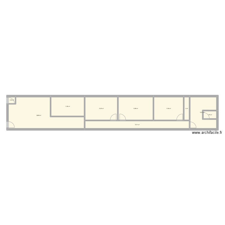 Cha 1. Plan de 10 pièces et 109 m2