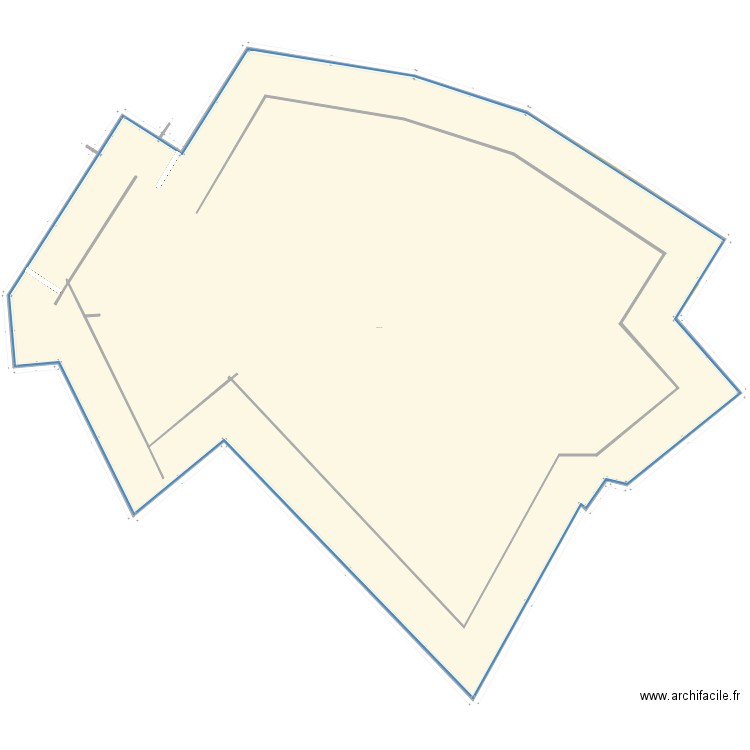 renard cadastre. Plan de 1 pièce et -498 m2