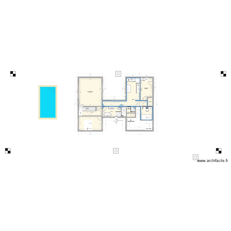 Modif 16/09 Gil. Plan de 14 pièces et 122 m2