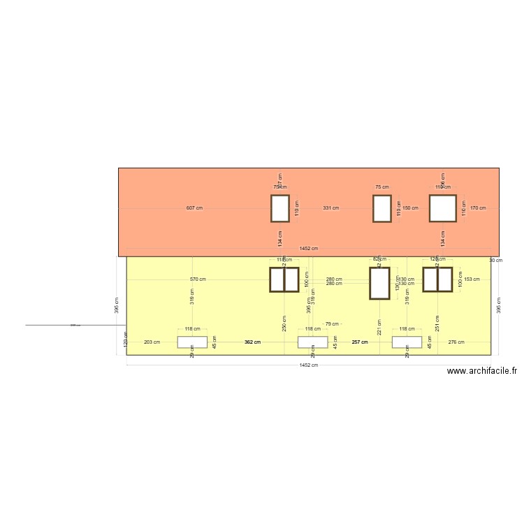 FACADE SUD. Plan de 0 pièce et 0 m2