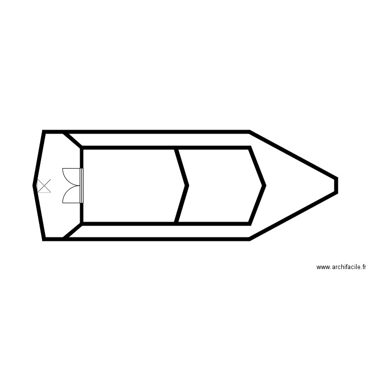 CARA 01. Plan de 4 pièces et 21 m2