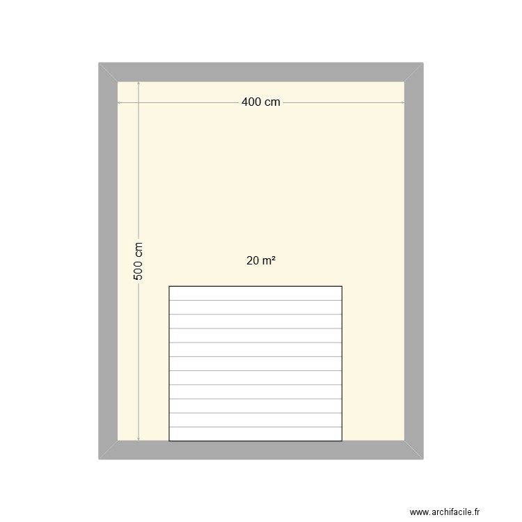 plan garage clairac. Plan de 1 pièce et 20 m2