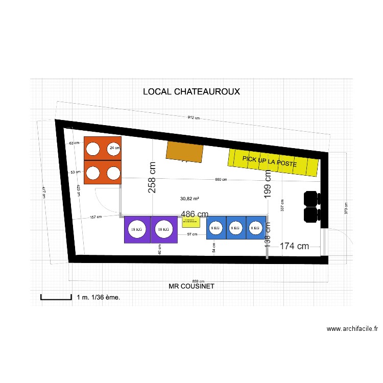 WD CHATEAUROUX. Plan de 0 pièce et 0 m2