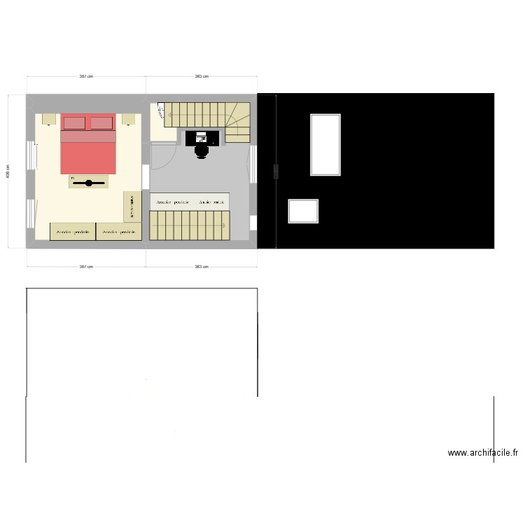 LUC & RUDY GOUY plan modifié. Plan de 13 pièces et 121 m2