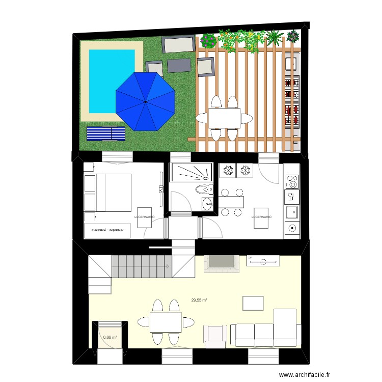 PLANTA BAJA APTO. N1  (IZQUIERDA)  . Plan de 0 pièce et 0 m2