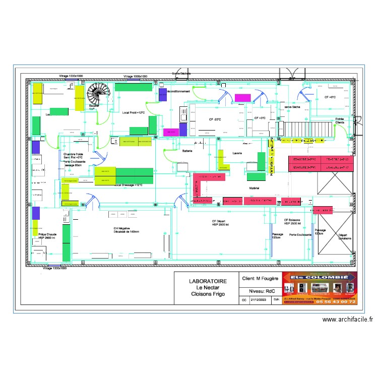 amenagement 06 05 24 rdc v5. Plan de 0 pièce et 0 m2