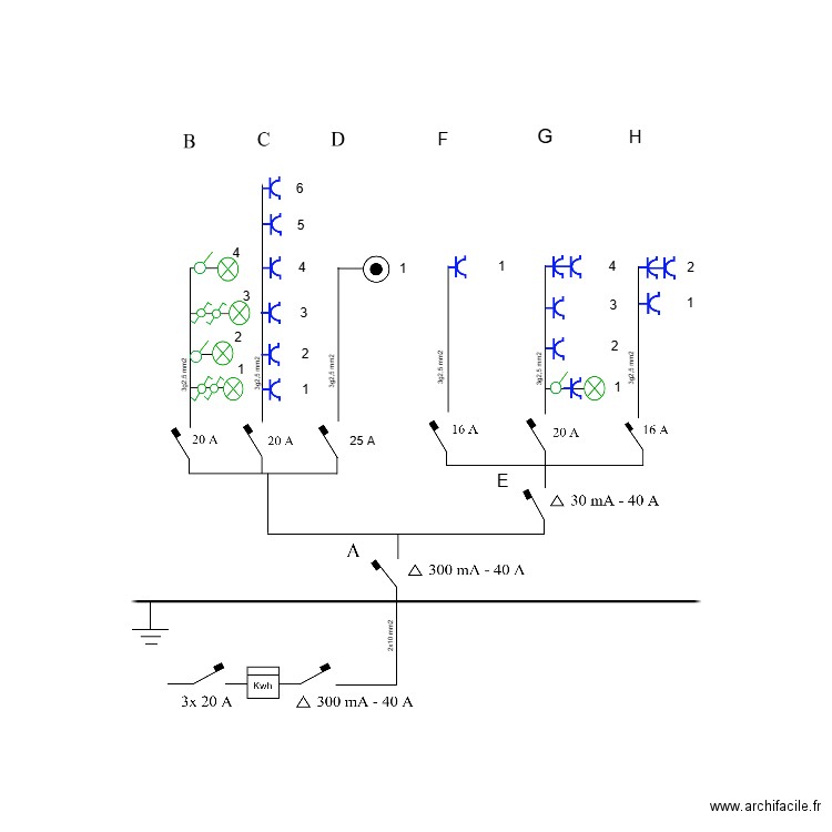 Schema unif. Plan de 0 pièce et 0 m2