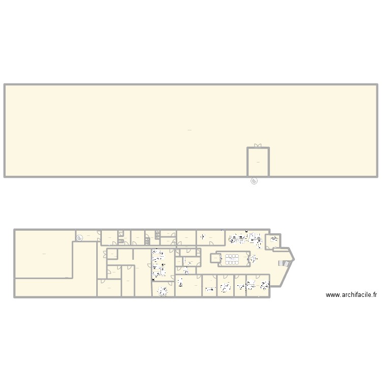  Plan Prise Tel et PC V1. Plan de 45 pièces et 2388 m2