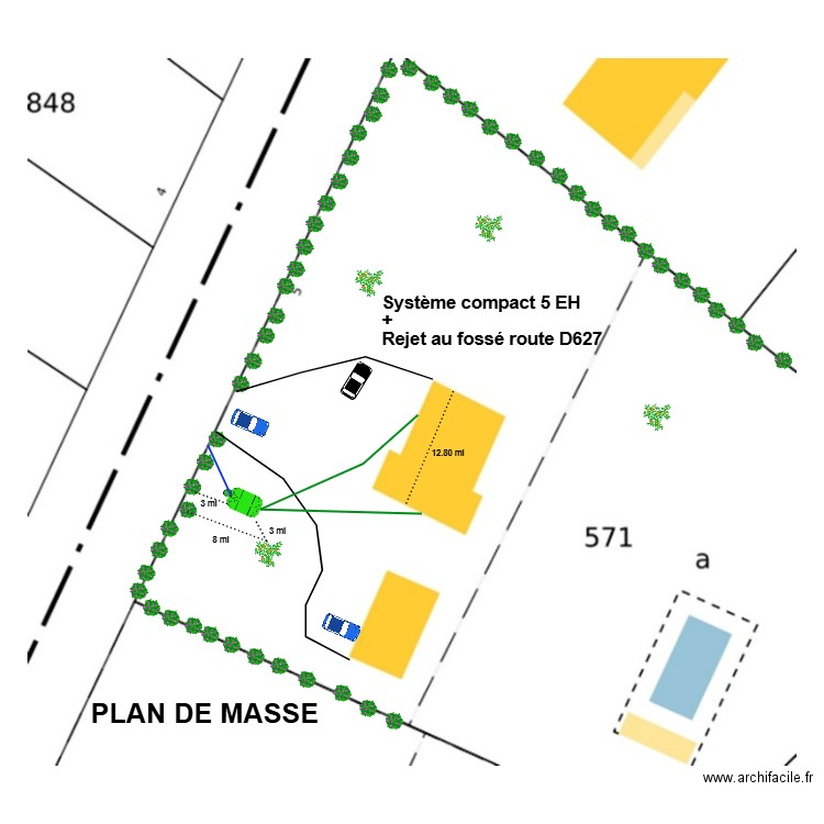 DECREUS. Plan de 0 pièce et 0 m2