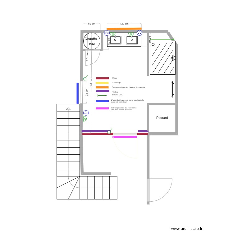 Gardiol - sdb bas V3. Plan de 0 pièce et 0 m2