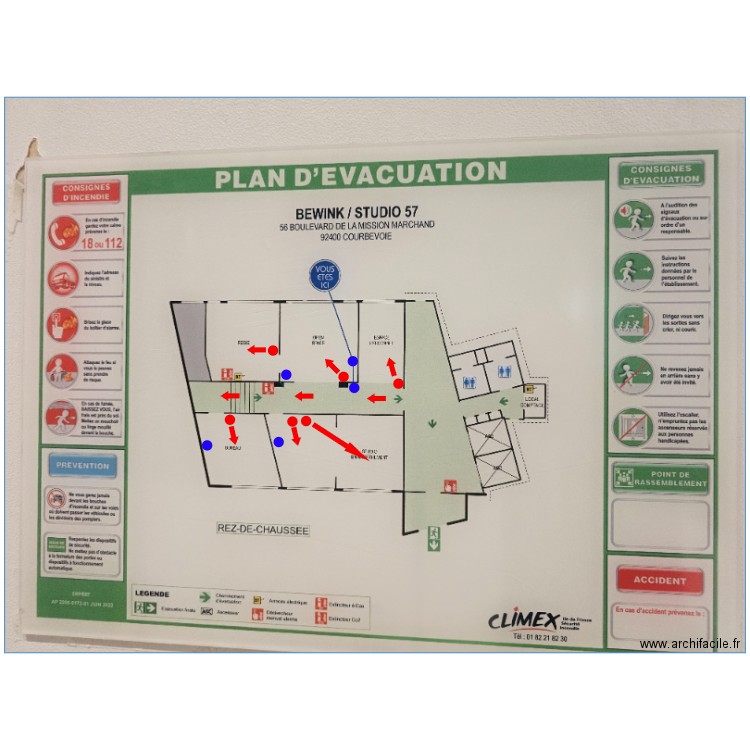 RDC BEWINK / MARCHAND. Plan de 0 pièce et 0 m2