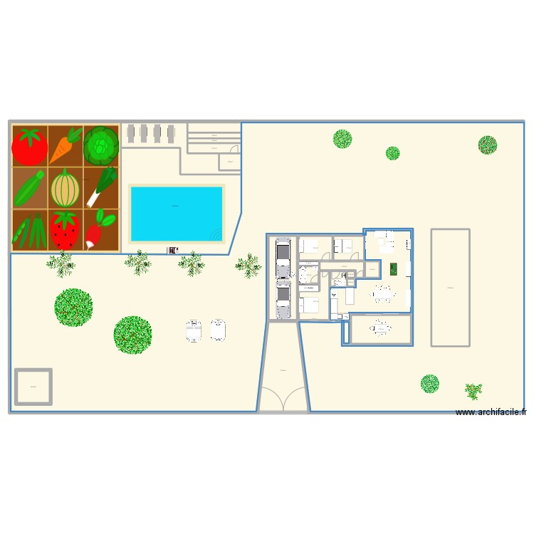 Maison Garéoult 2026. Plan de 23 pièces et 1606 m2