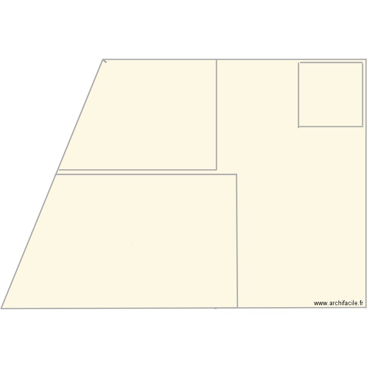 MON PLAN. Plan de 2 pièces et 477 m2