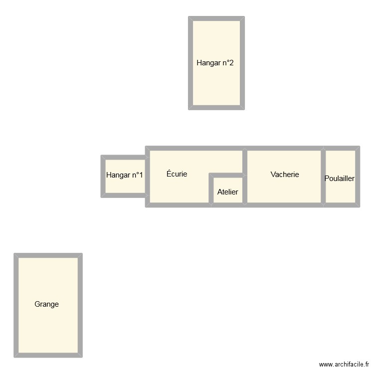 rogier. Plan de 7 pièces et 82 m2