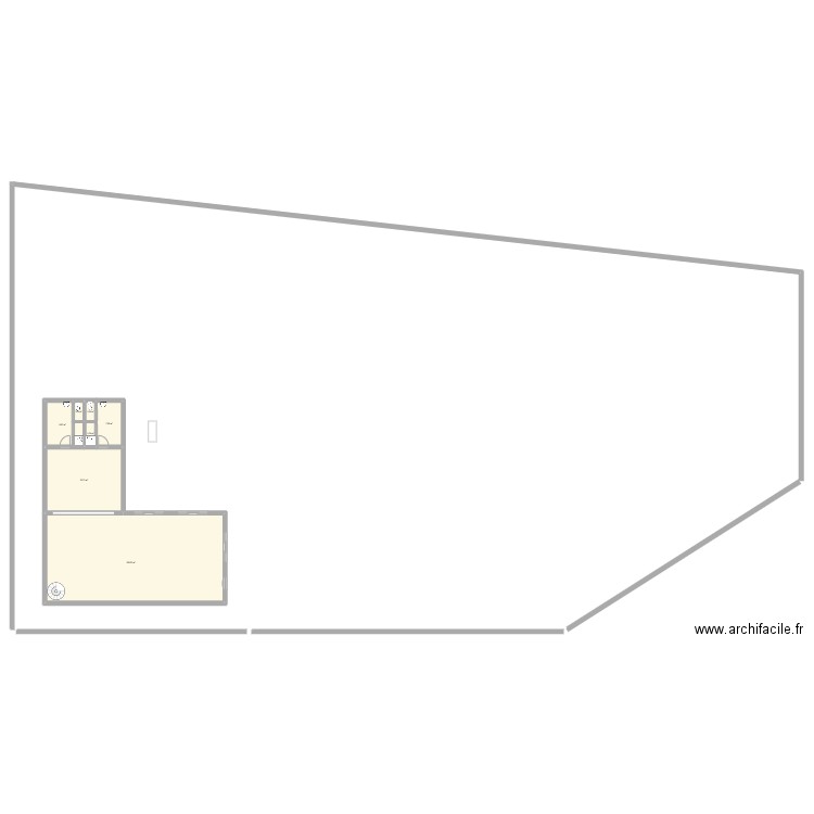 projet formation lieux . Plan de 7 pièces et 151 m2