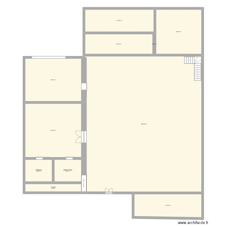 Ma maison. Plan de 11 pièces et 413 m2