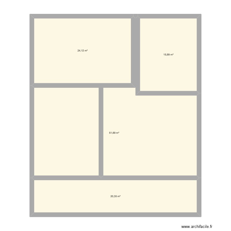 maison. Plan de 4 pièces et 112 m2