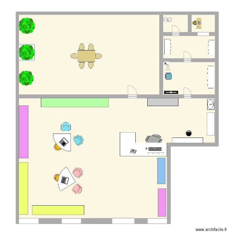 ADOC OPTIC. Plan de 6 pièces et 206 m2