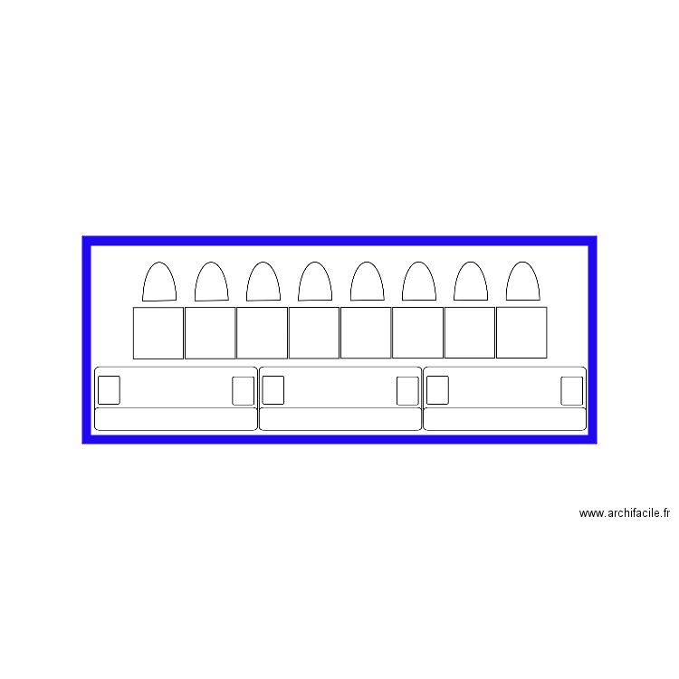 conteneur 2. Plan de 1 pièce et 13 m2