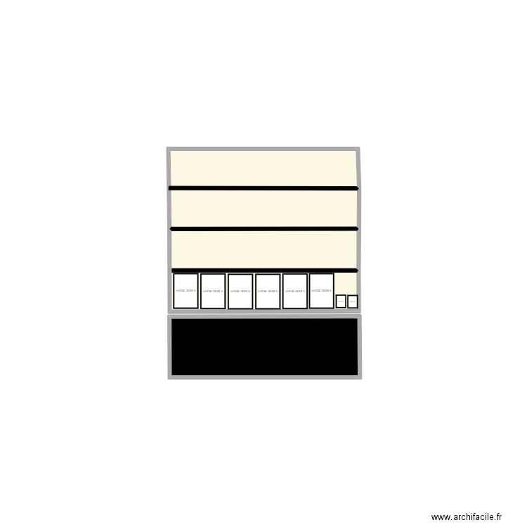 Meythet. Plan de 3 pièces et 2 m2