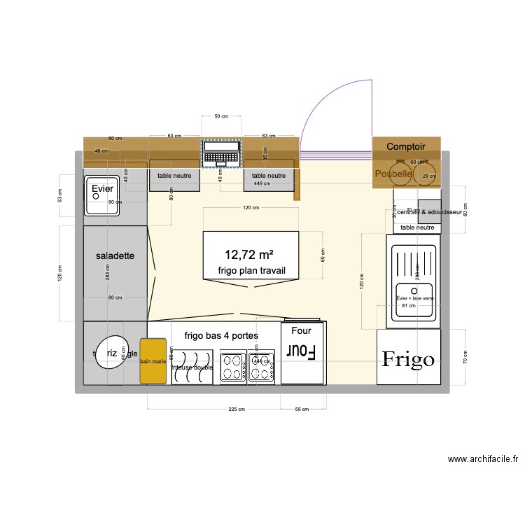 Mamaona Moov 4. Plan de 1 pièce et 13 m2