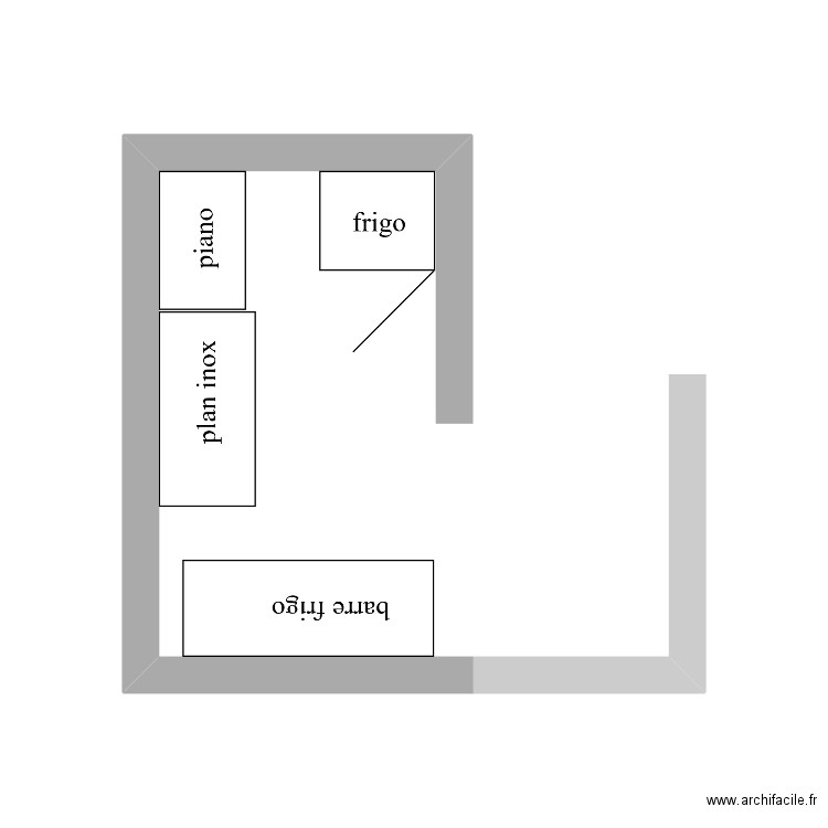 cuisine v1. Plan de 0 pièce et 0 m2