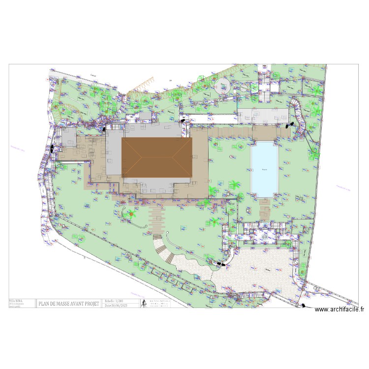 NINA implantation caméras ext. Plan de 0 pièce et 0 m2