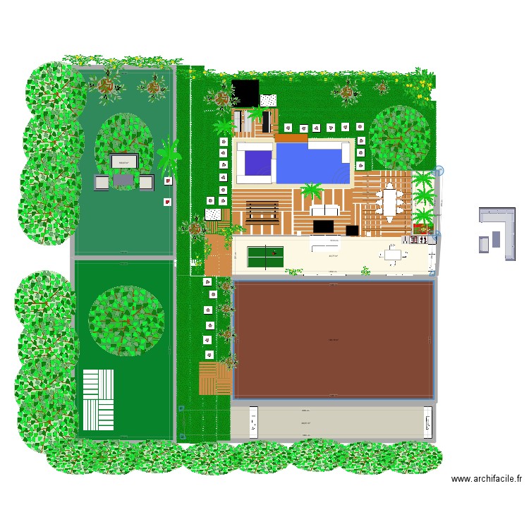 Extérieur mont Vernon 3 vol 73. Plan de 7 pièces et 423 m2