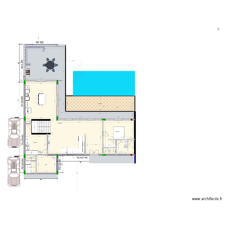 ALTEA REVUE PAR PMOUSSA VERSION CM. Plan de 16 pièces et 430 m2