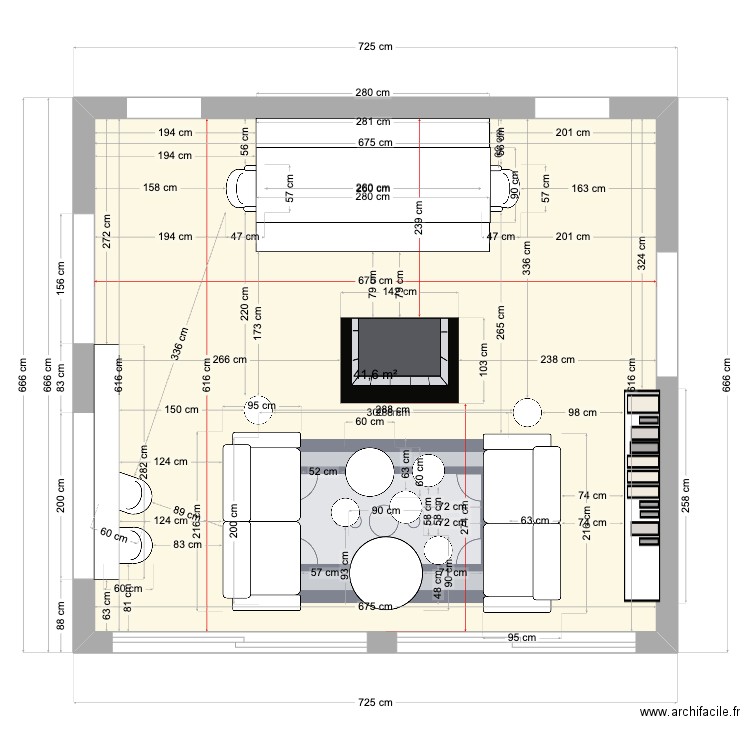 MY/YOT/MERIBEL/092024 V3. Plan de 1 pièce et 42 m2